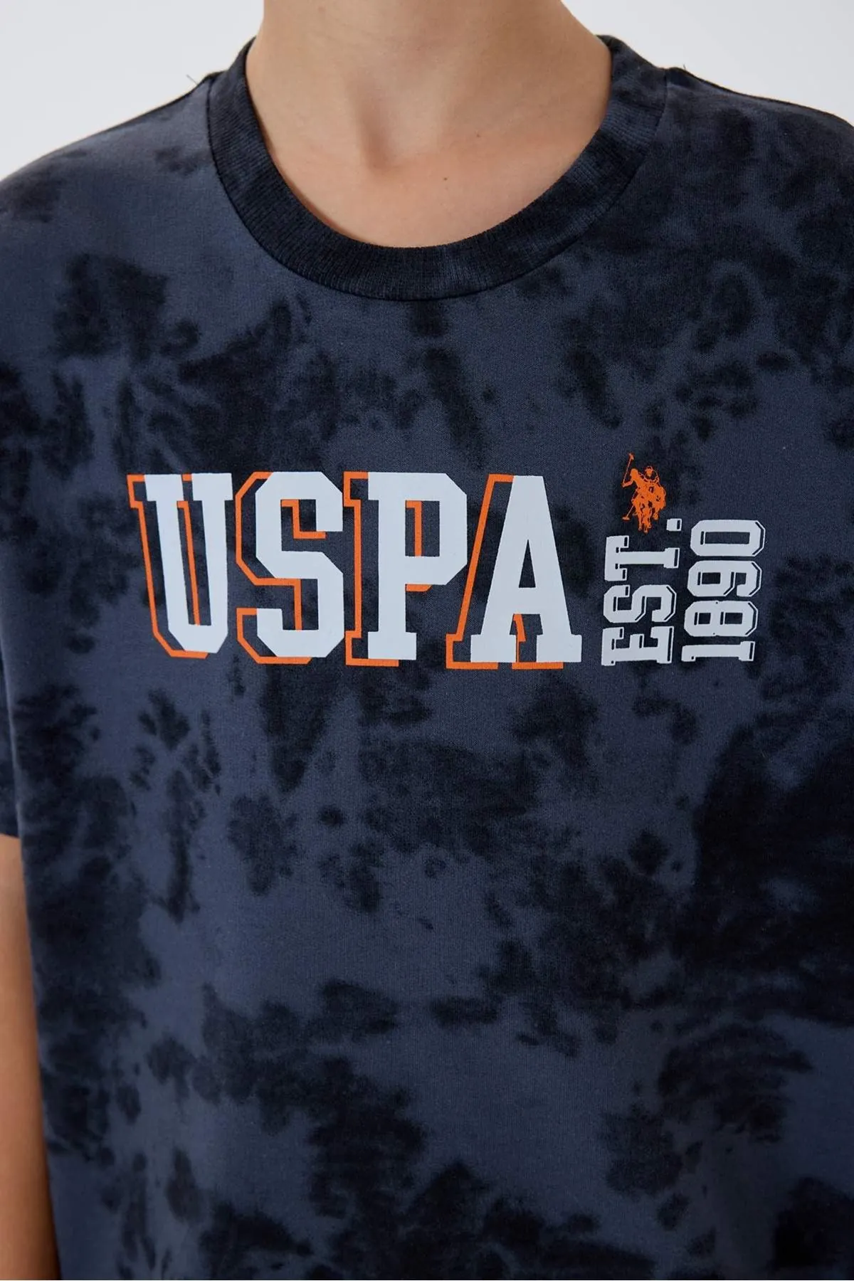 4-15 Yaş Lisanslı Us Polo Assn Erkek Çocuk Takım-Füme