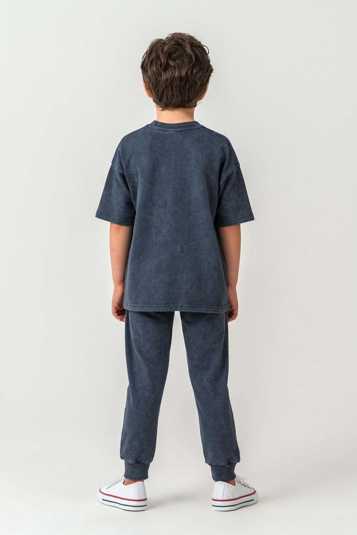 4-15 Yaş Lisanslı Us Polo Assn Erkek Çocuk Takım-Füme