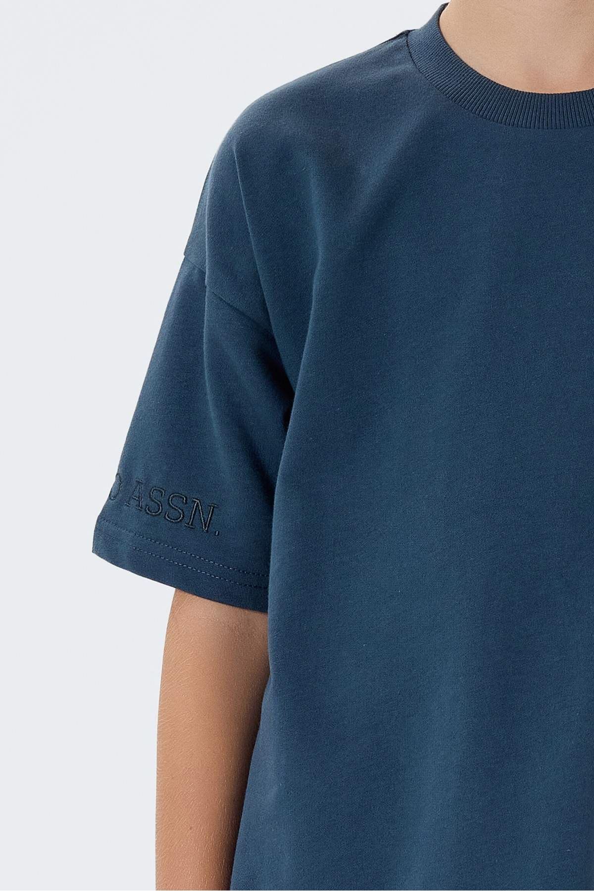 4-15 Yaş Lisanslı Us Polo Assn Erkek Çocuk Takım-İndigo