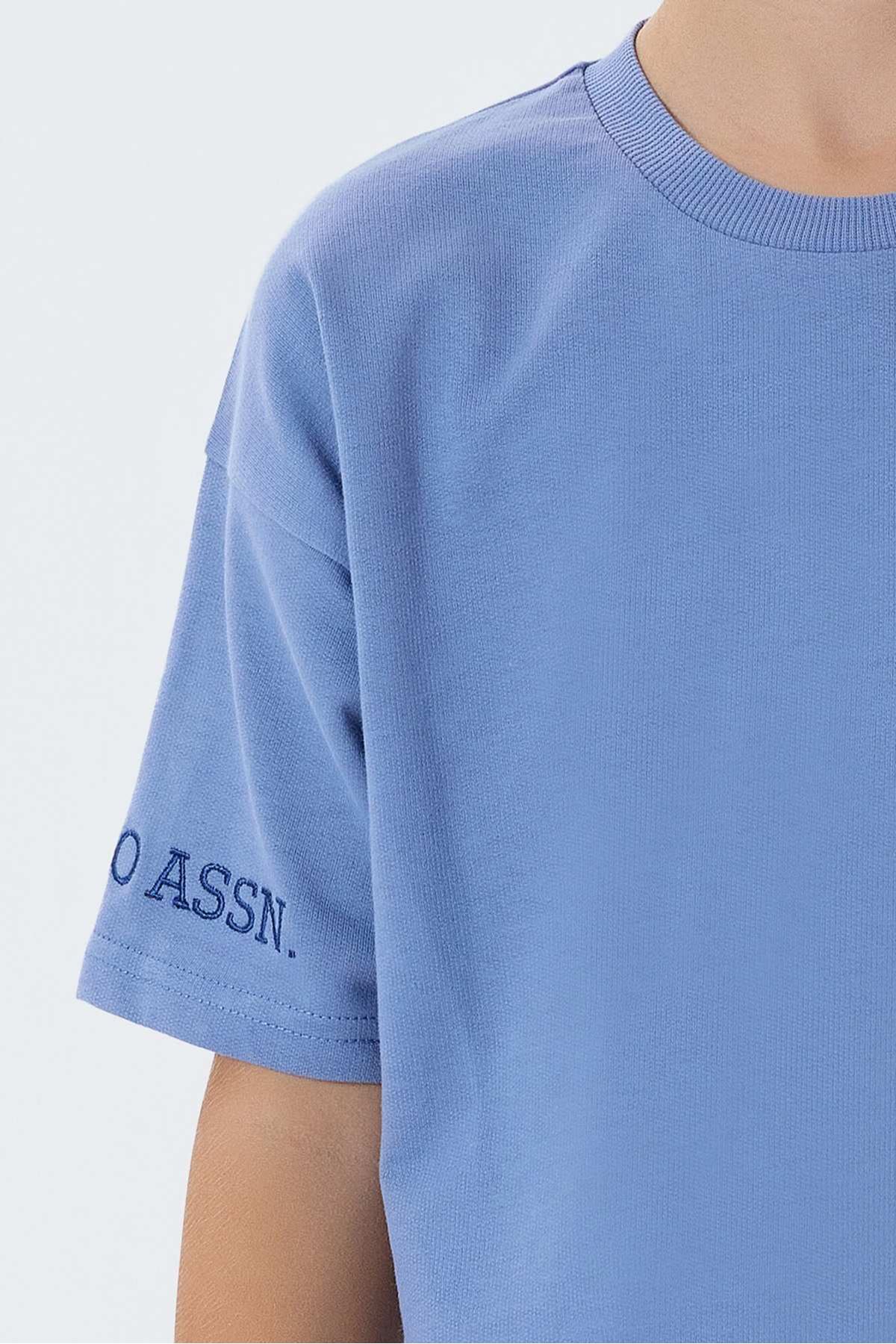 4-15 Yaş Lisanslı Us Polo Assn Erkek Çocuk Takım-Mavi