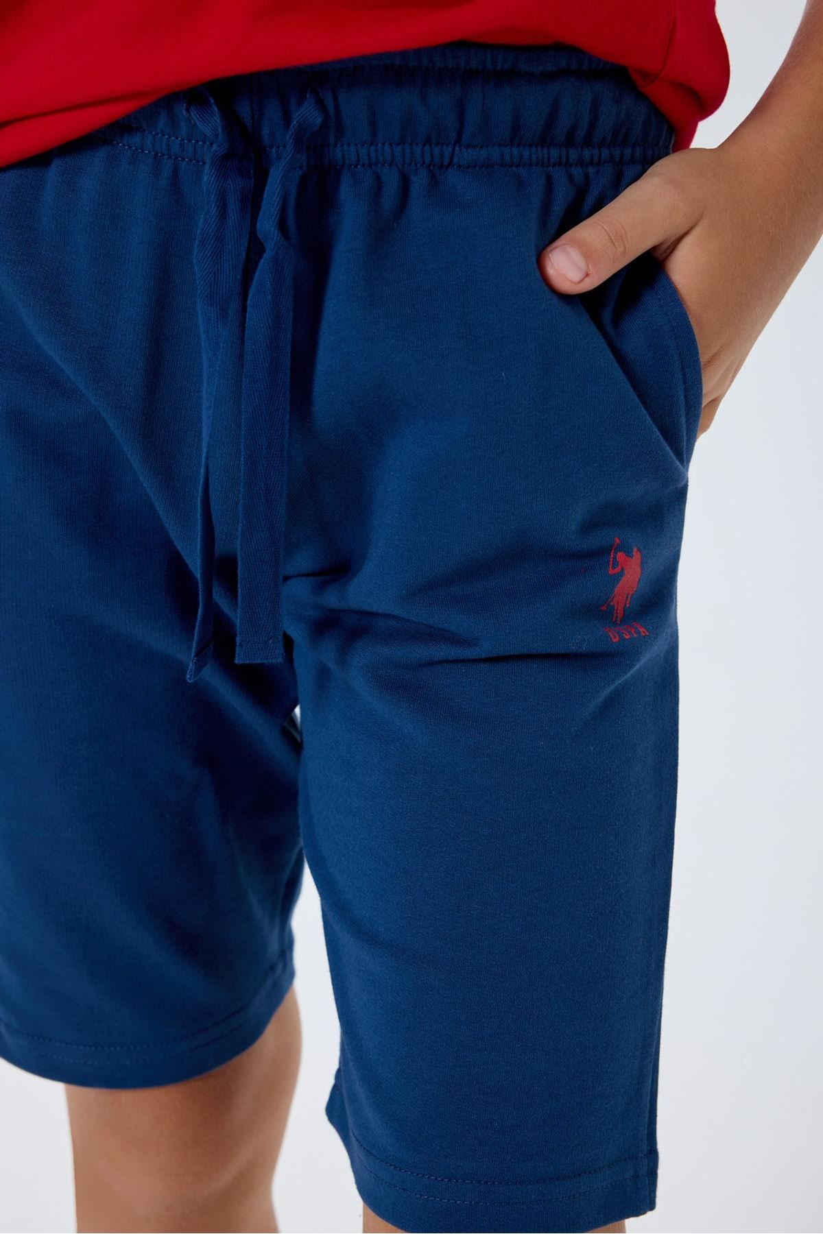 4-15 Yaş Lisanslı Us Polo Assn Erkek Çocuk Takım-Kırmızı