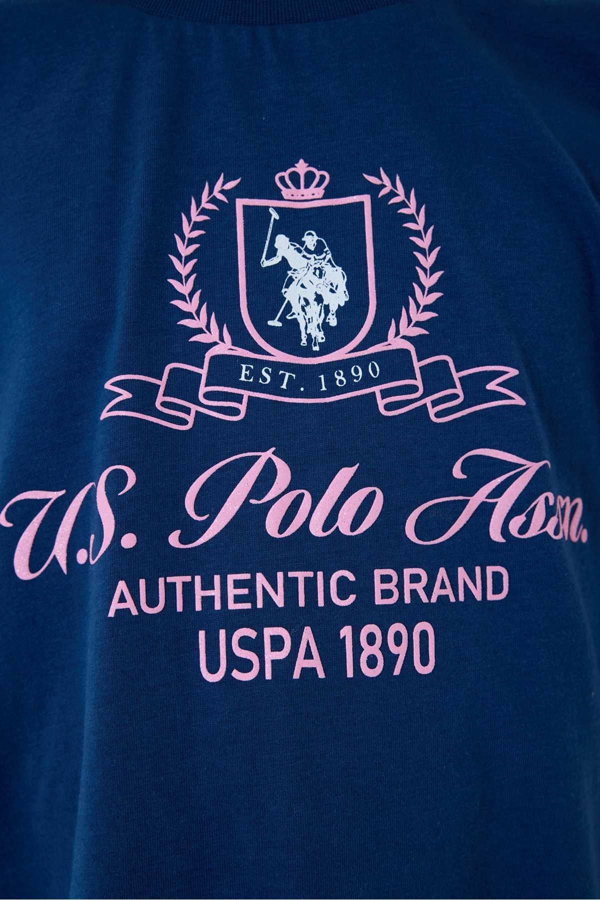 4-15 Yaş Lisanslı Us Polo Assn Kız Çocuk Takım-Lacivert