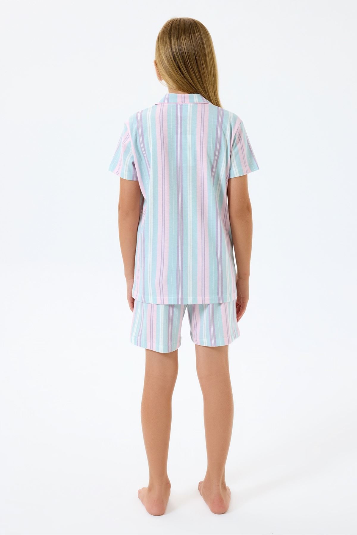 4-15 Yaş Lisanslı Us Polo Assn Kız Çocuk Takım-Lila