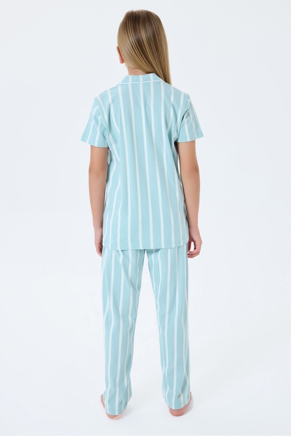 4-15 Yaş Lisanslı Us Polo Assn Kız Çocuk Takım-Su Yeşili