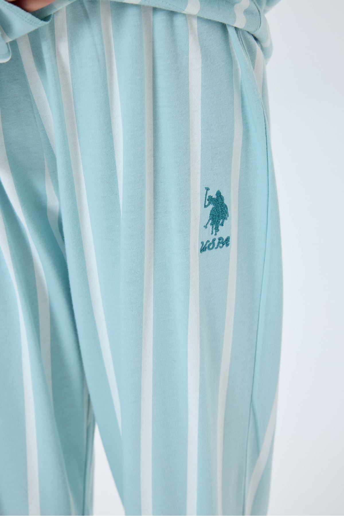 4-15 Yaş Lisanslı Us Polo Assn Kız Çocuk Takım-Su Yeşili