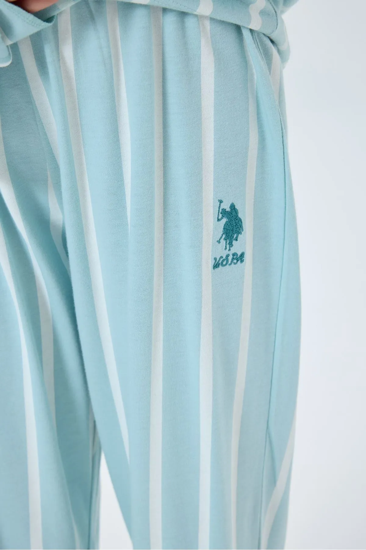 4-15 Yaş Lisanslı Us Polo Assn Kız Çocuk Takım-Su Yeşili