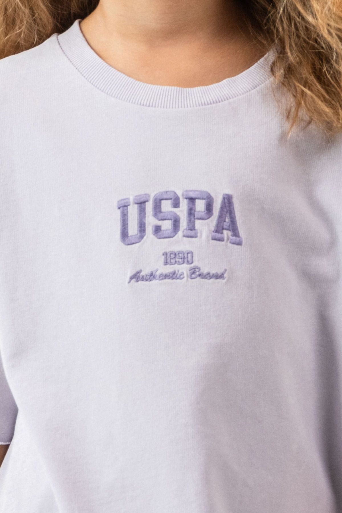 4-15 Yaş Lisanslı Us Polo Assn Kız Çocuk Takım-Lila