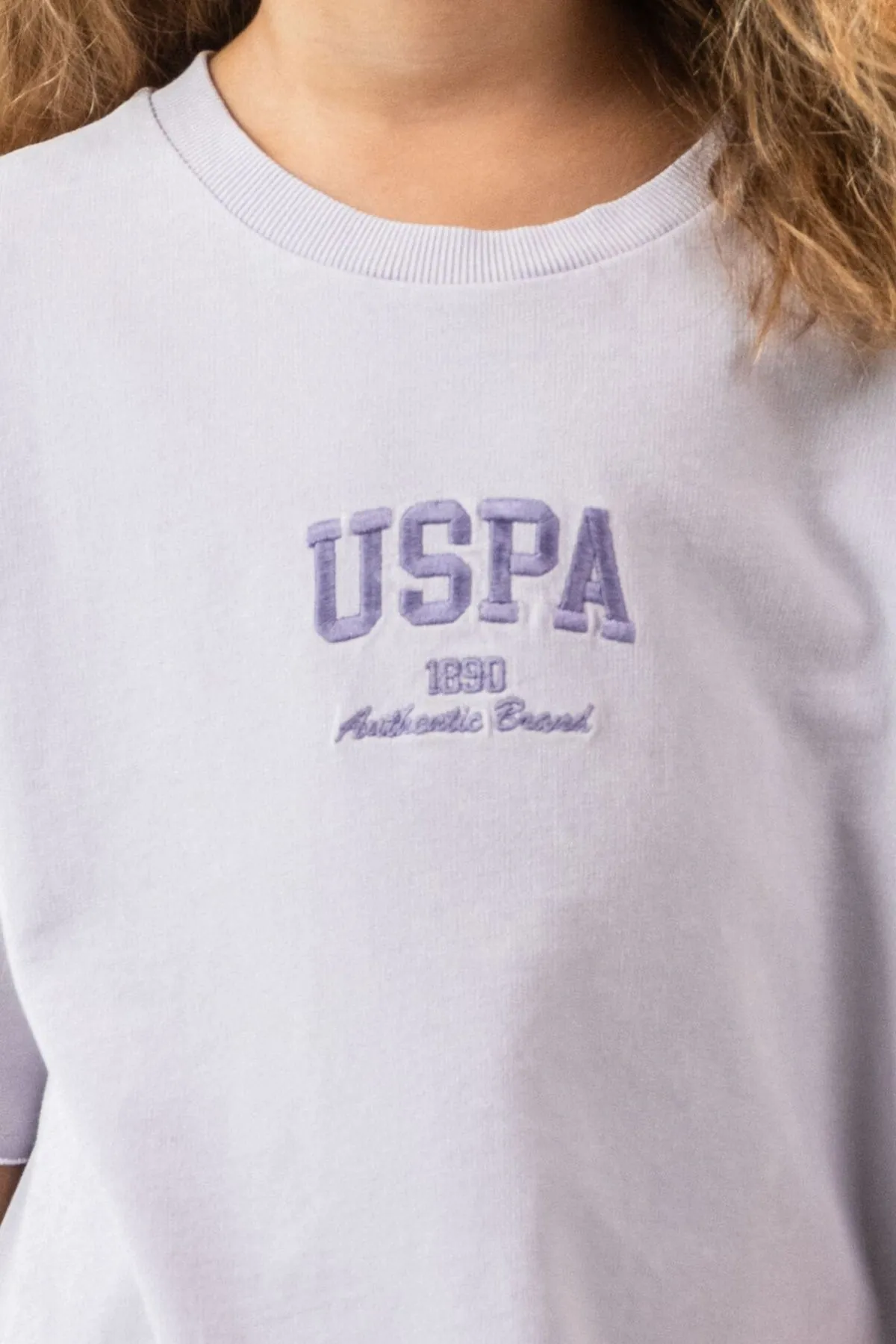 4-15 Yaş Lisanslı Us Polo Assn Kız Çocuk Takım-Lila