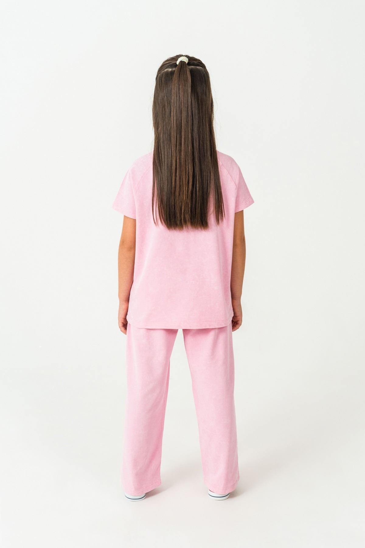 4-15 Yaş Lisanslı Us Polo Assn Kız Çocuk Takım-Pembe