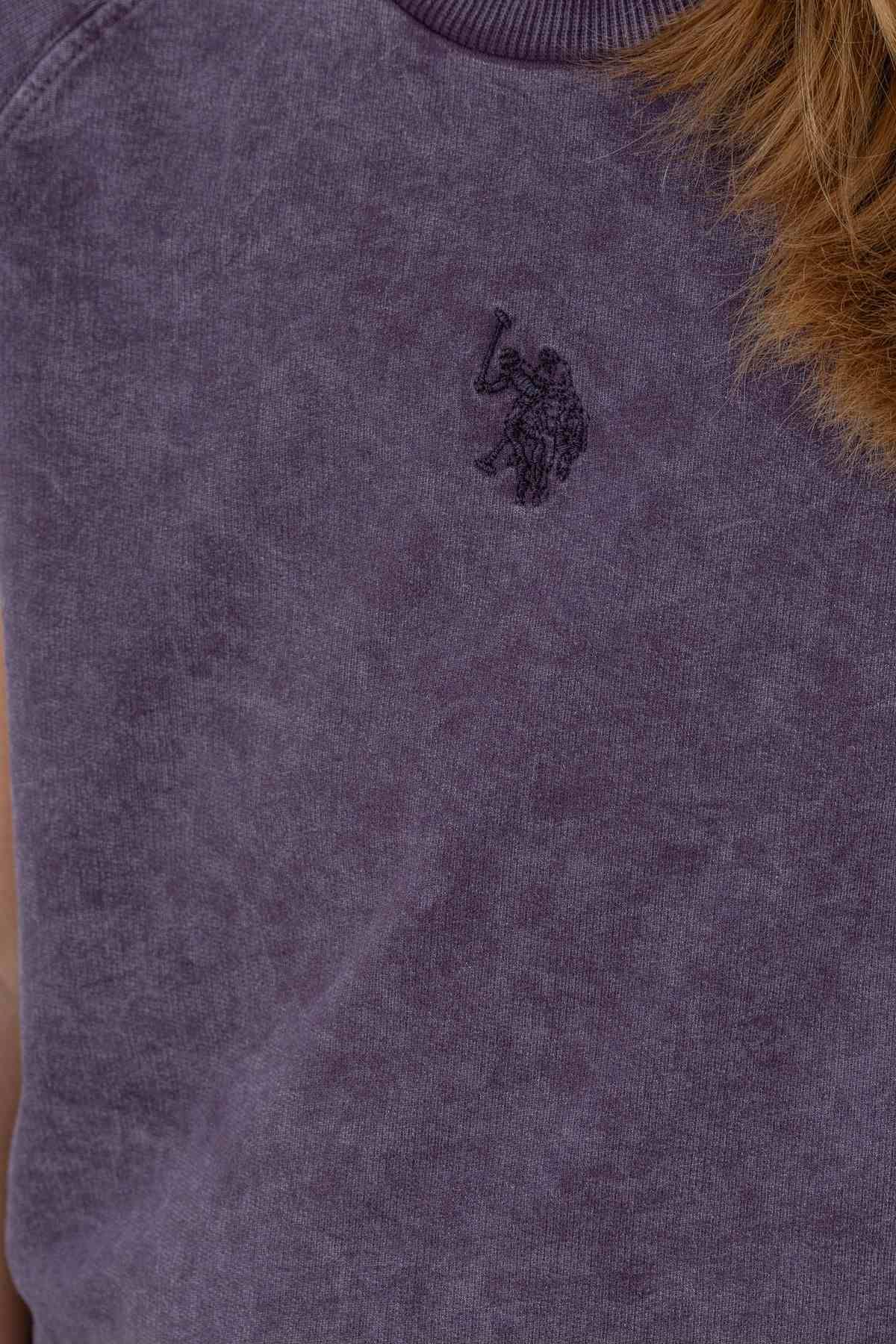 4-15 Yaş Lisanslı Us Polo Assn Kız Çocuk Takım-Mor