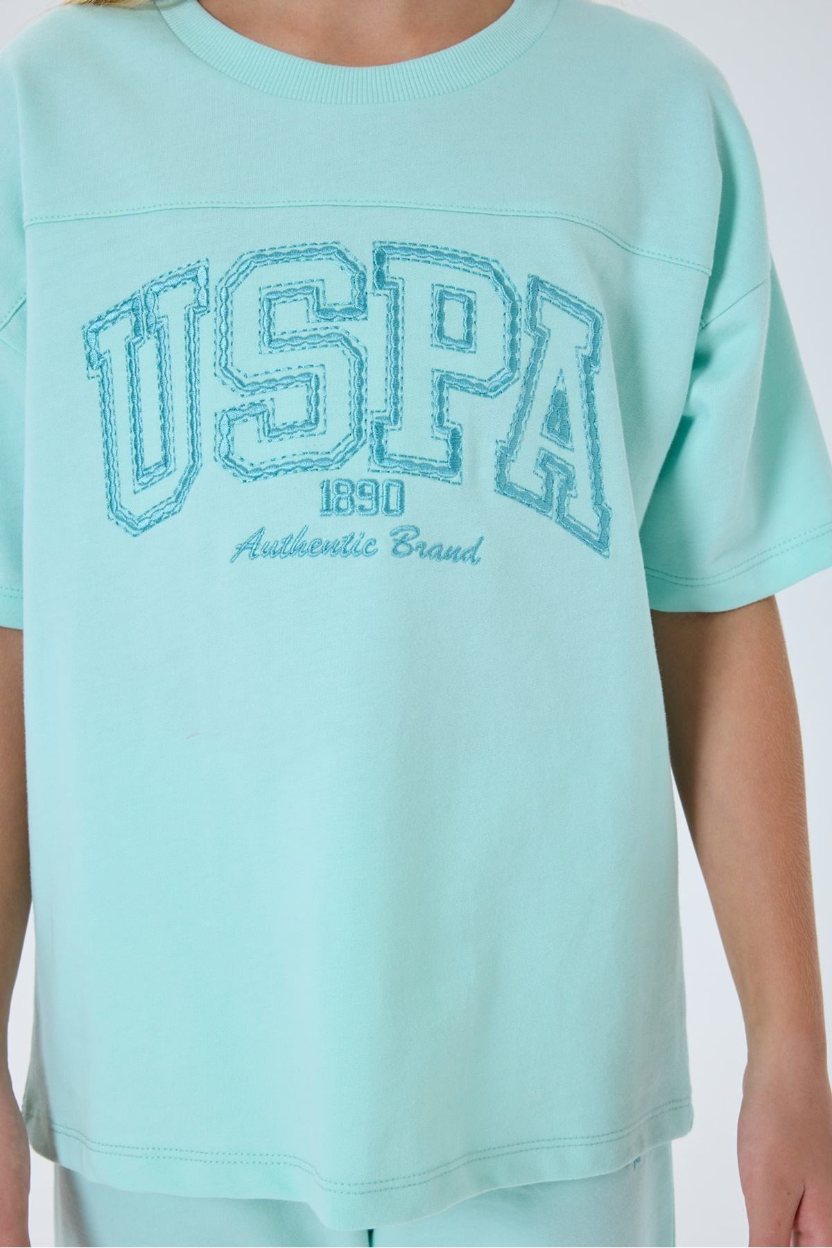 4-15 Yaş Lisanslı Us Polo Assn Kız Çocuk Takım-Nil