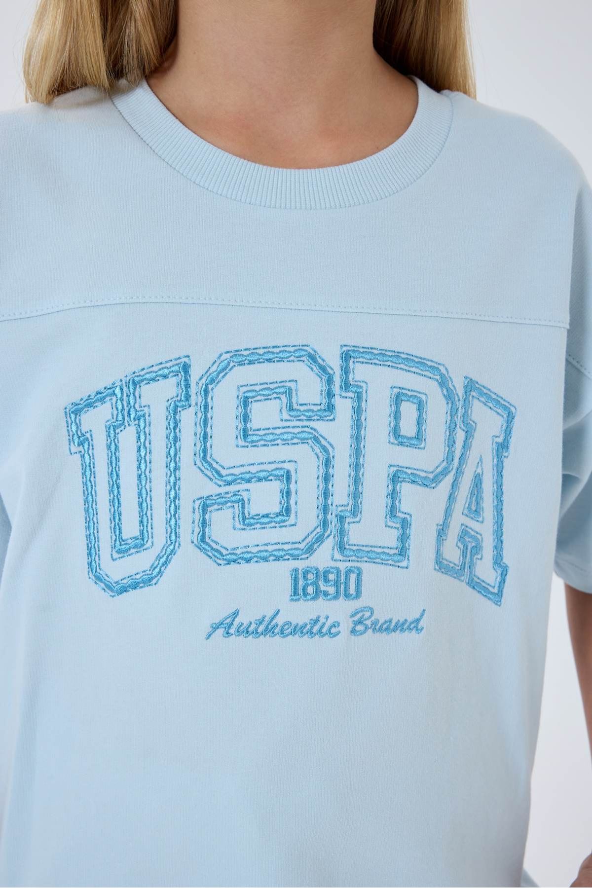 4-15 Yaş Lisanslı Us Polo Assn Kız Çocuk Takım-Mavi