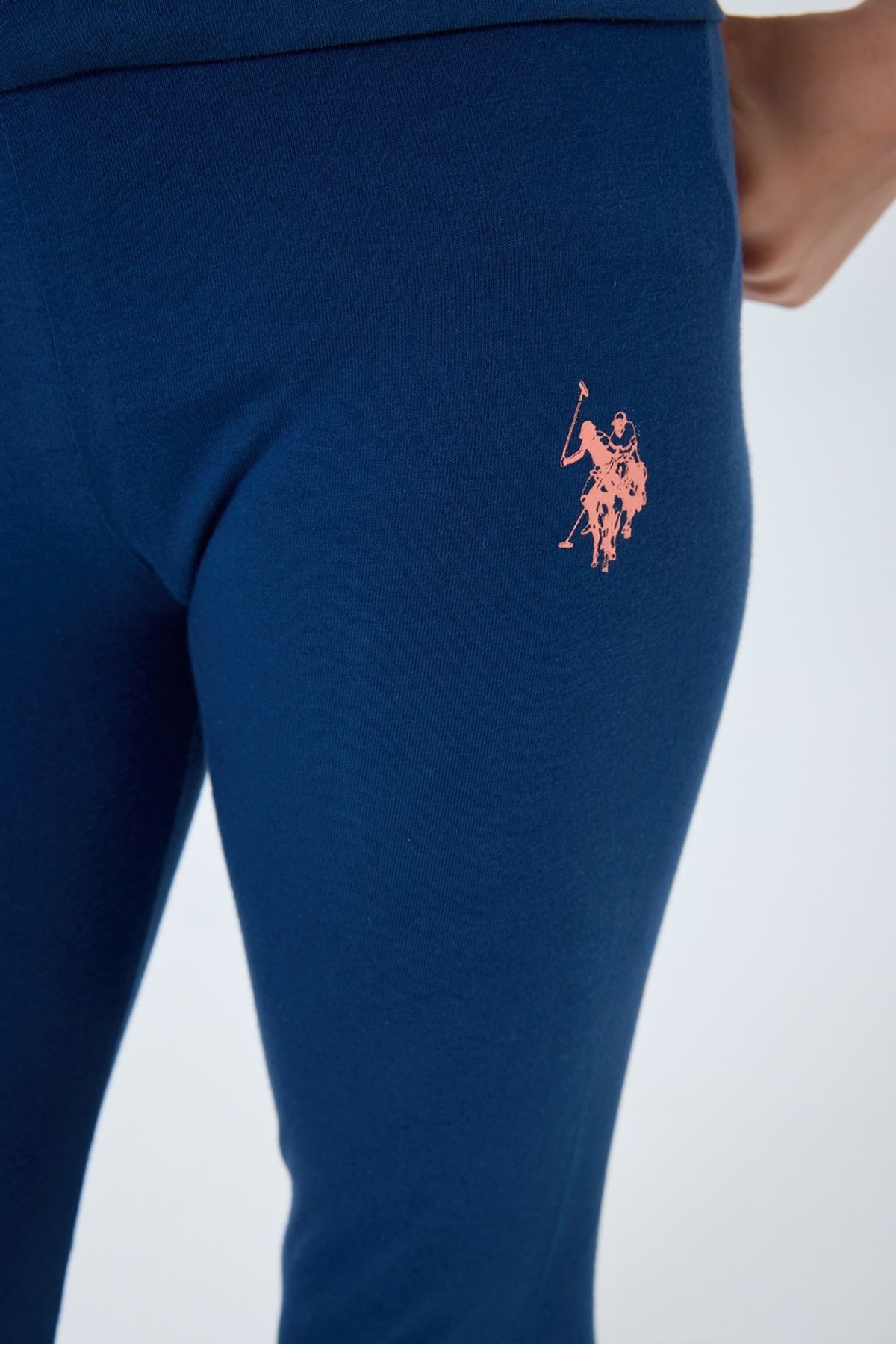 4-15 Yaş Lisanslı Us Polo Assn Kız Çocuk Takım-Lacivert