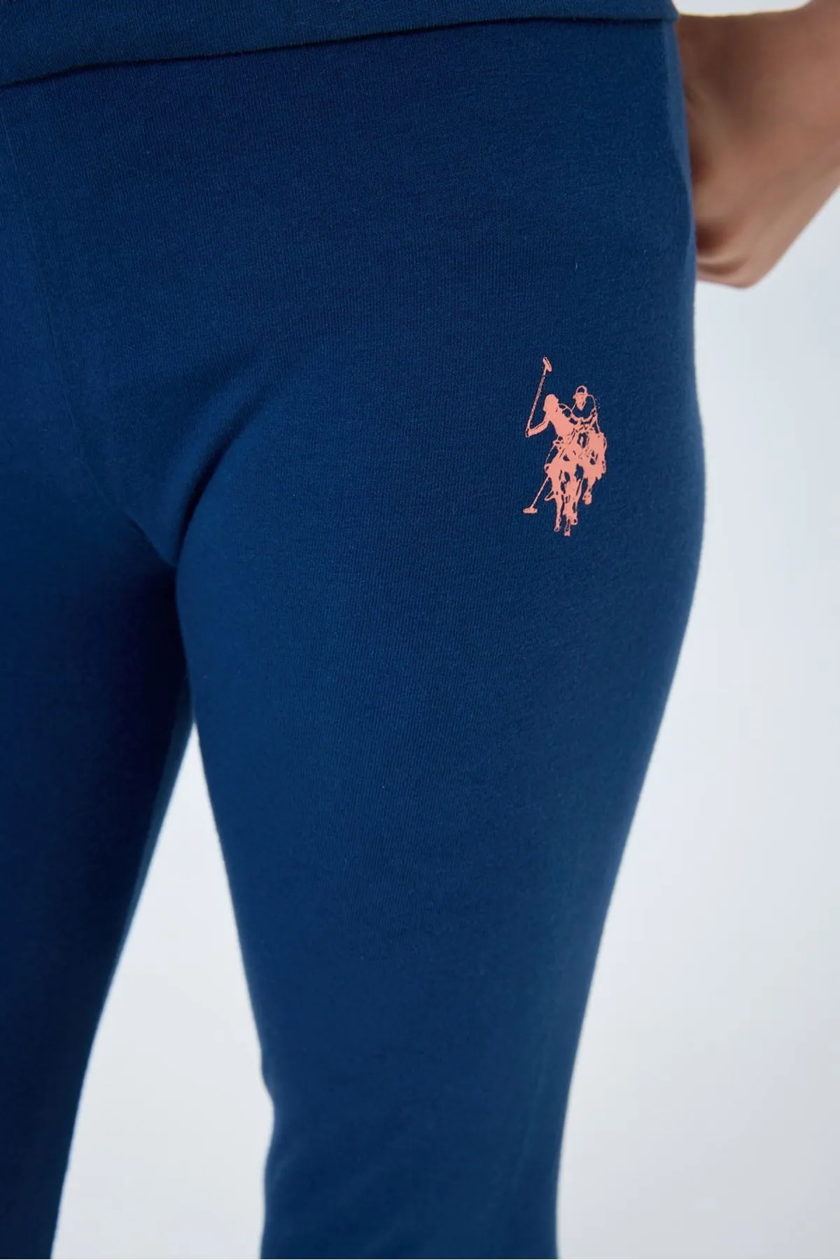 4-15 Yaş Lisanslı Us Polo Assn Kız Çocuk Takım-Lacivert
