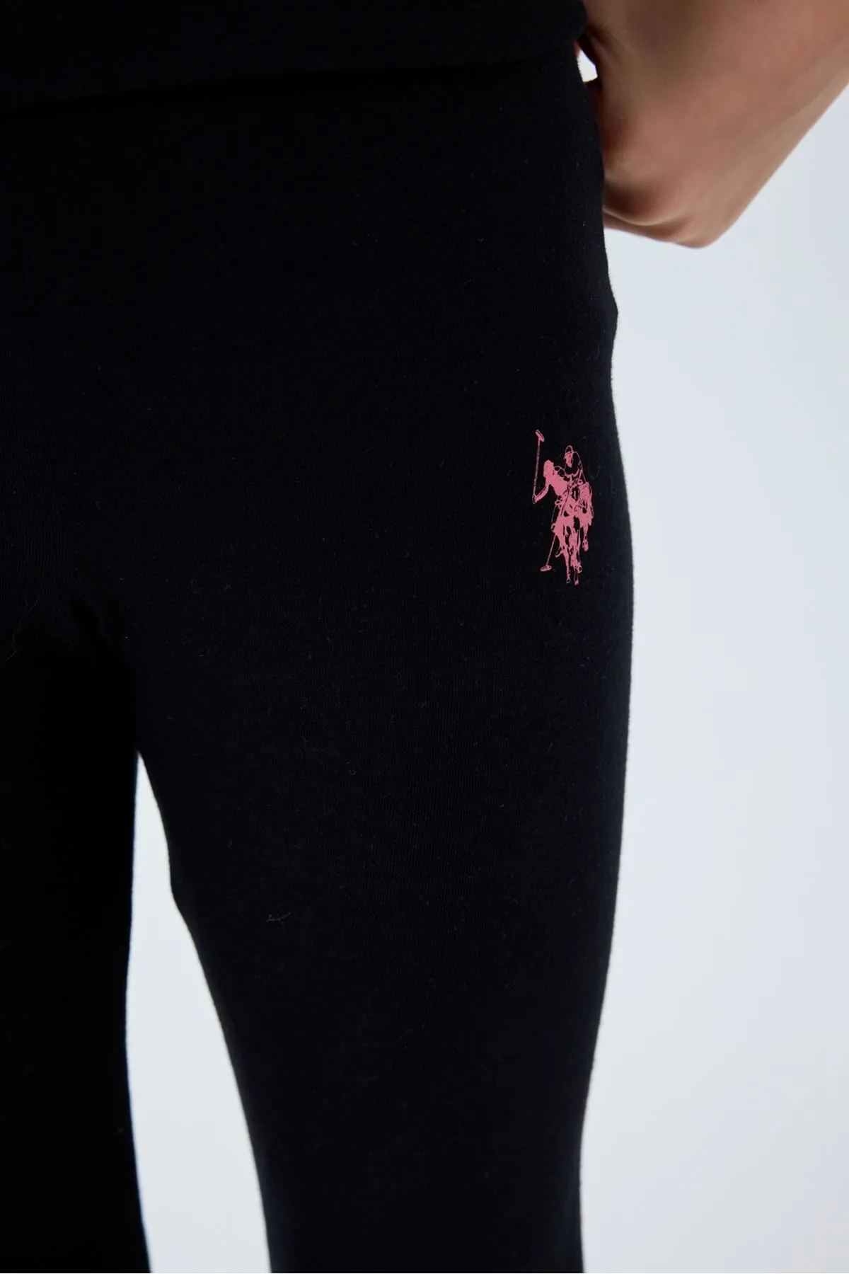 4-15 Yaş Lisanslı Us Polo Assn Kız Çocuk Takım-Siyah
