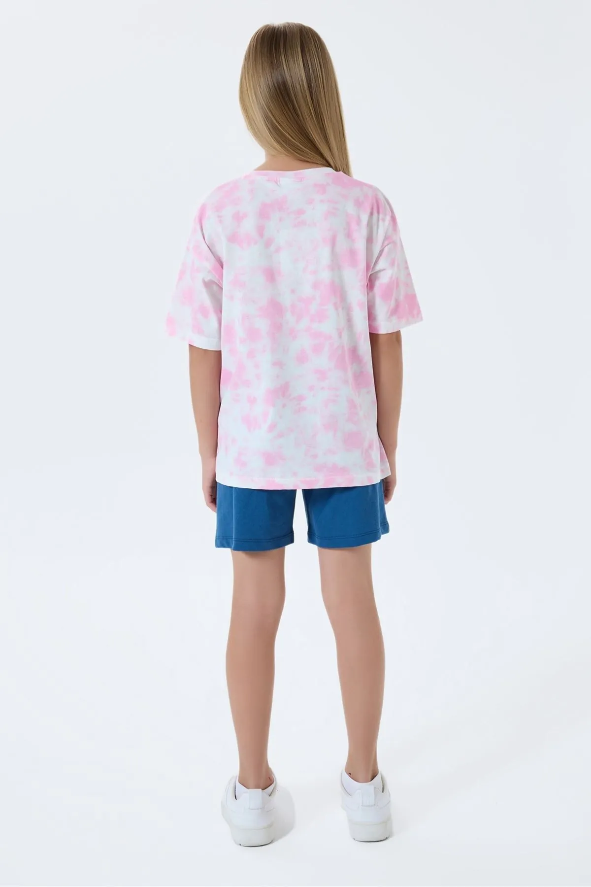 4-15 Yaş Lisanslı Us Polo Assn Kız Çocuk Takım-Pembe