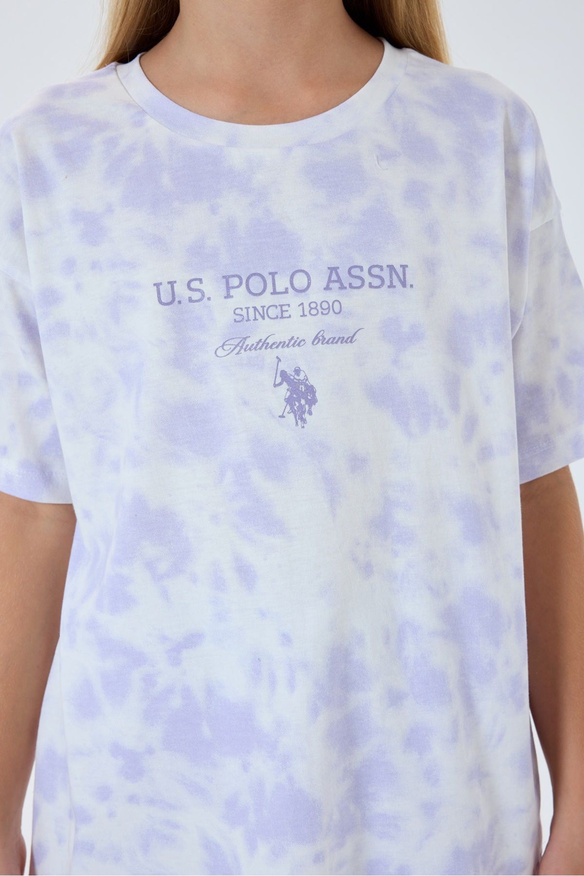 4-15 Yaş Lisanslı Us Polo Assn Kız Çocuk Takım-Lila