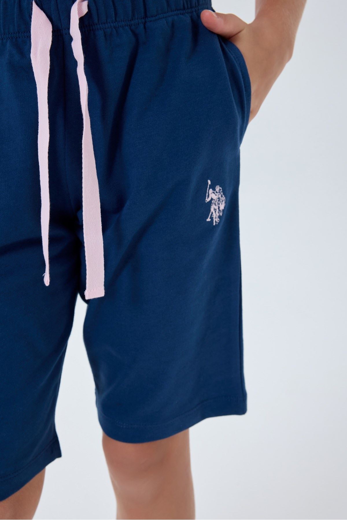 4-15 Yaş Lisanslı Us Polo Assn Kız Çocuk Takım-Lila