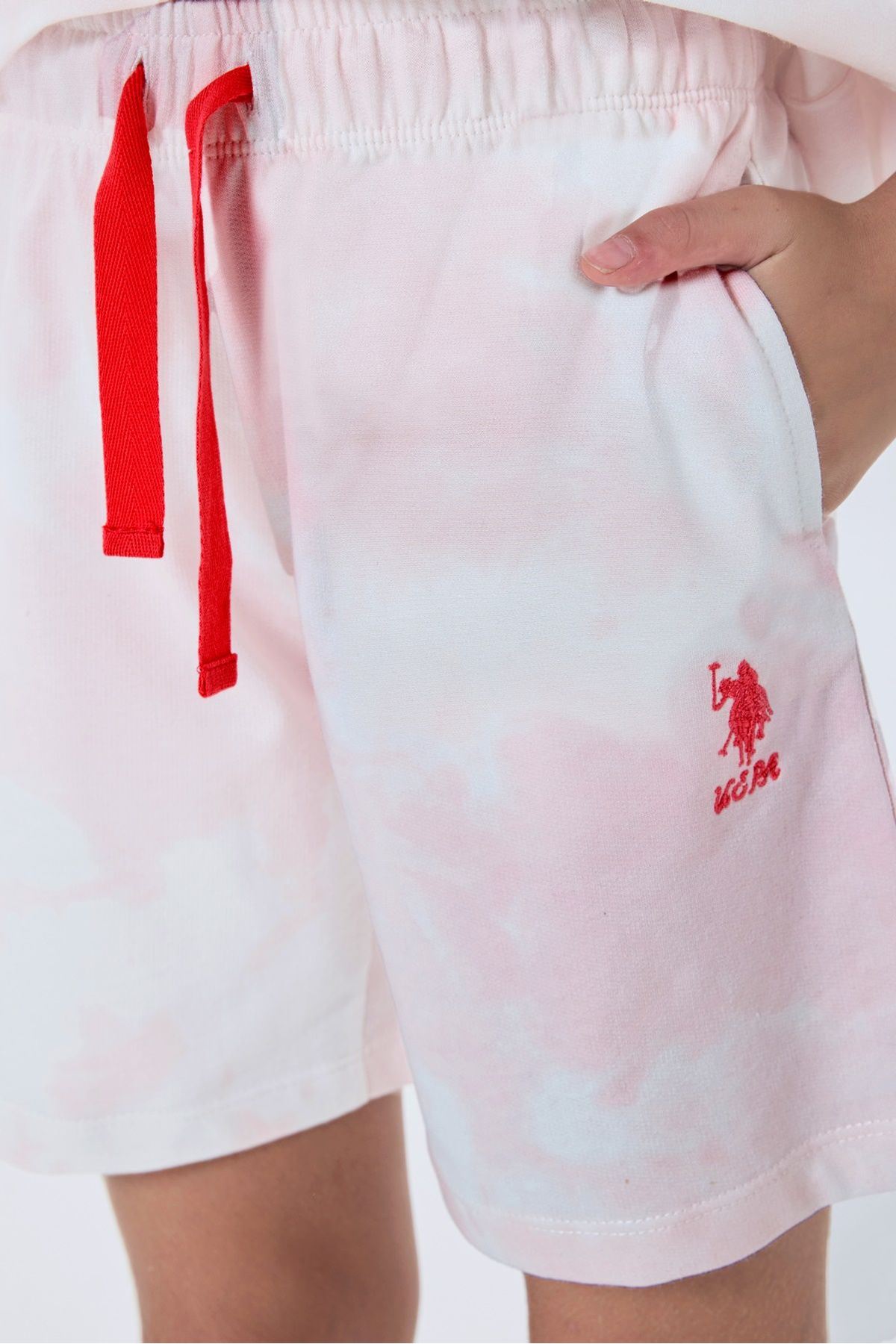 4-15 Yaş Lisanslı Us Polo Assn Kız Çocuk Takım-Mercan