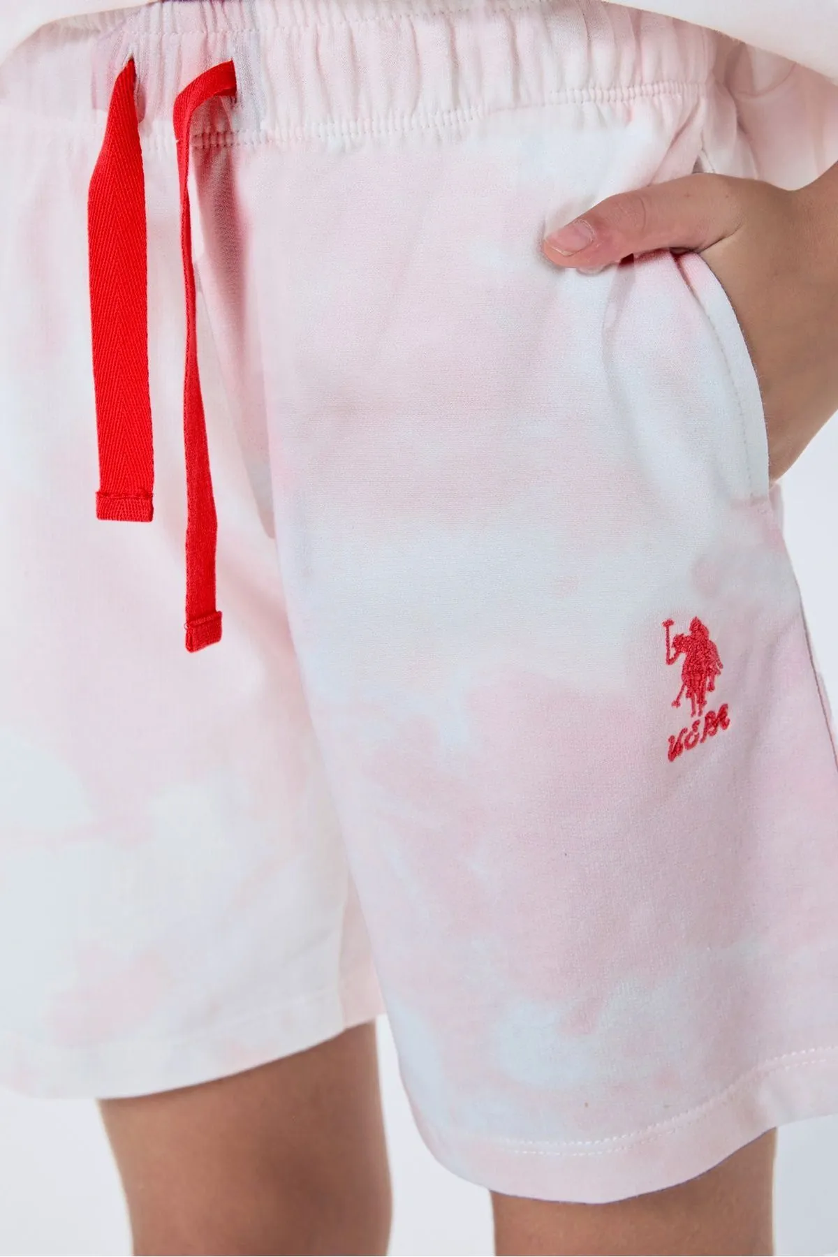 4-15 Yaş Lisanslı Us Polo Assn Kız Çocuk Takım-Mercan