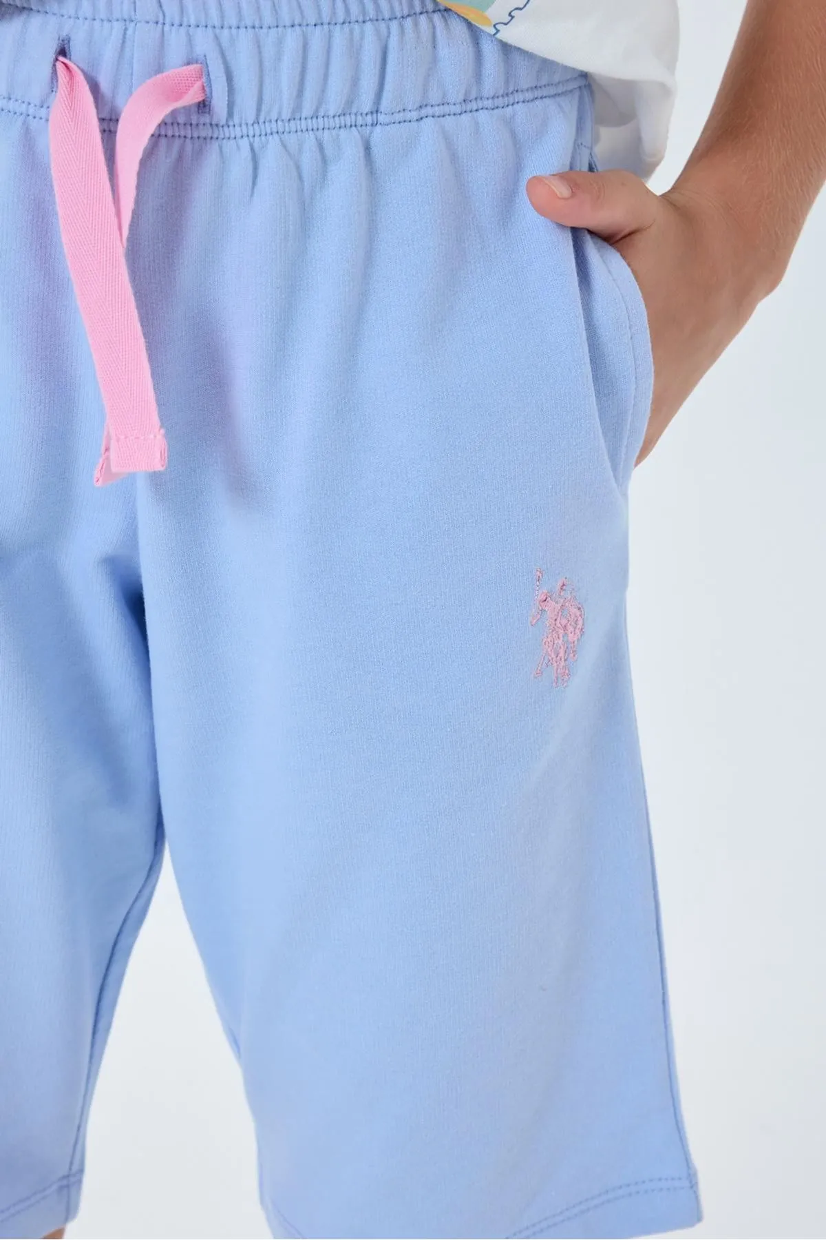 4-15 Yaş Lisanslı Us Polo Assn Kız Çocuk Takım-Mavi