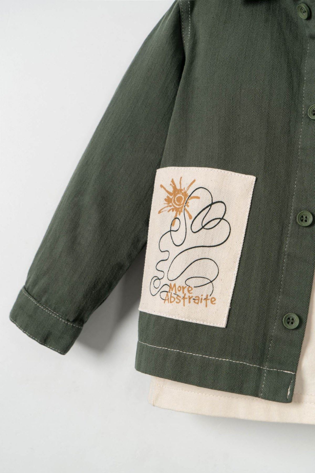 1-4 Yaş Luca Junior Erkek Çocuk 3'Lü Takım-Haki