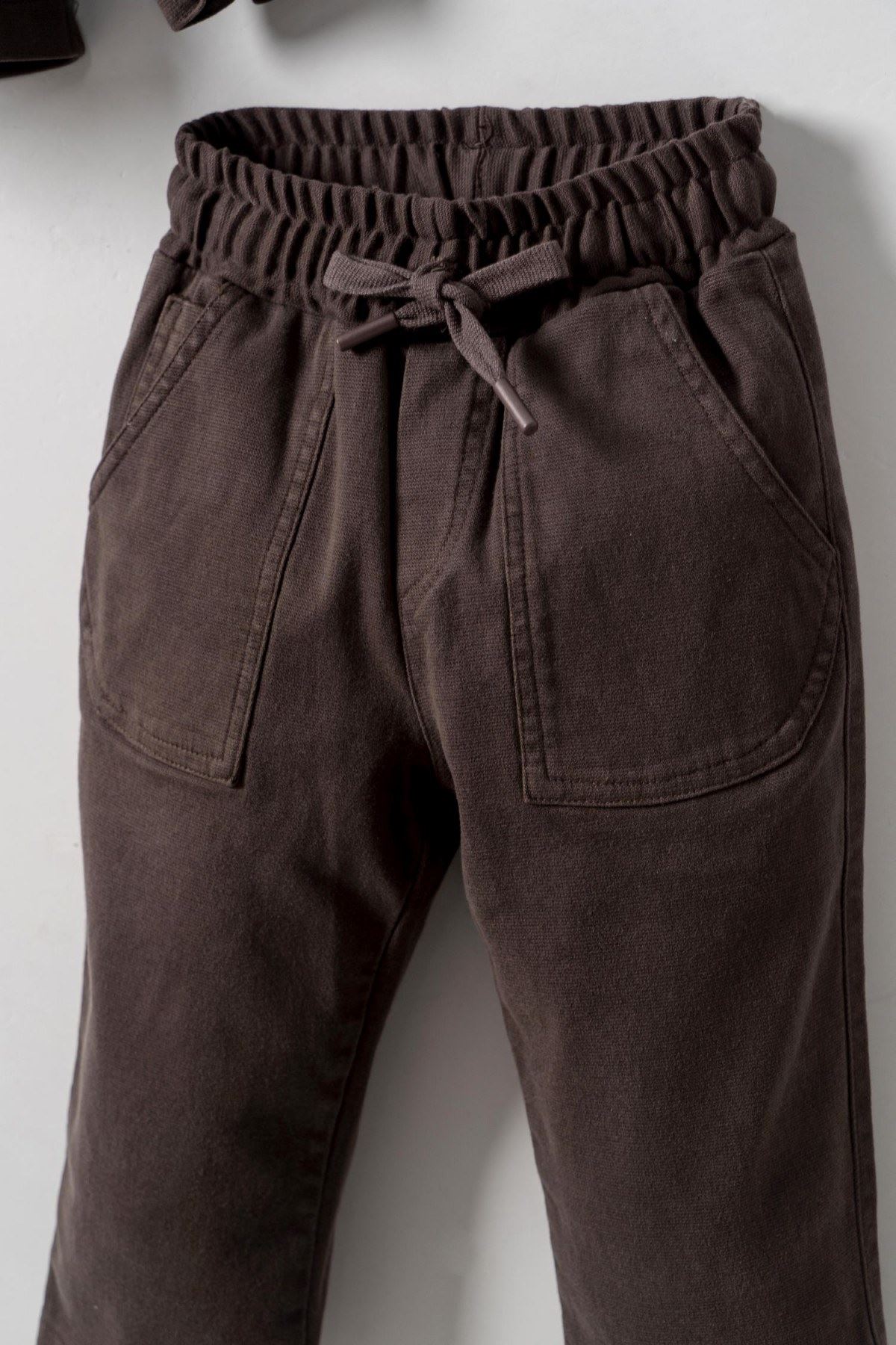 1-4 Yaş Ocean Milo Erkek Çocuk 3'Lü Takım-Latte