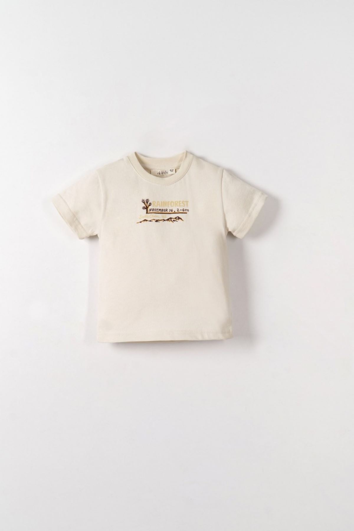 1-4 Yaş Rain Forest Erkek Çocuk 3'Lü Takım-Kiremit