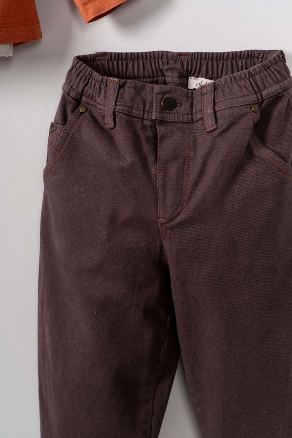 1-4 Yaş Rain Forest Erkek Çocuk 3'Lü Takım-Kiremit