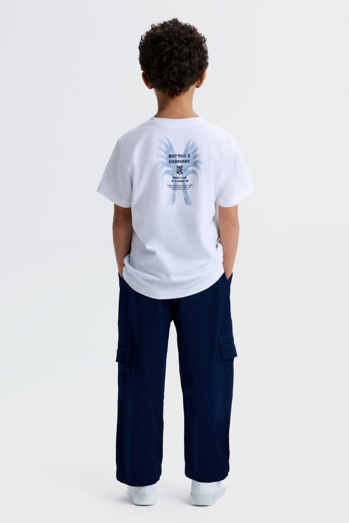 4-8 Yaş Harmony Brave Erkek Çocuk Takım-Ekru