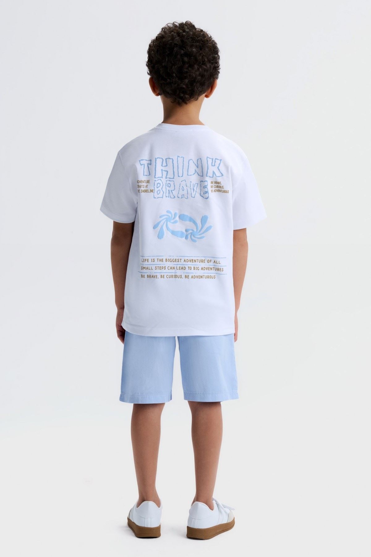 4-8 Yaş Oliver Trend Erkek Çocuk Takım-Ekru