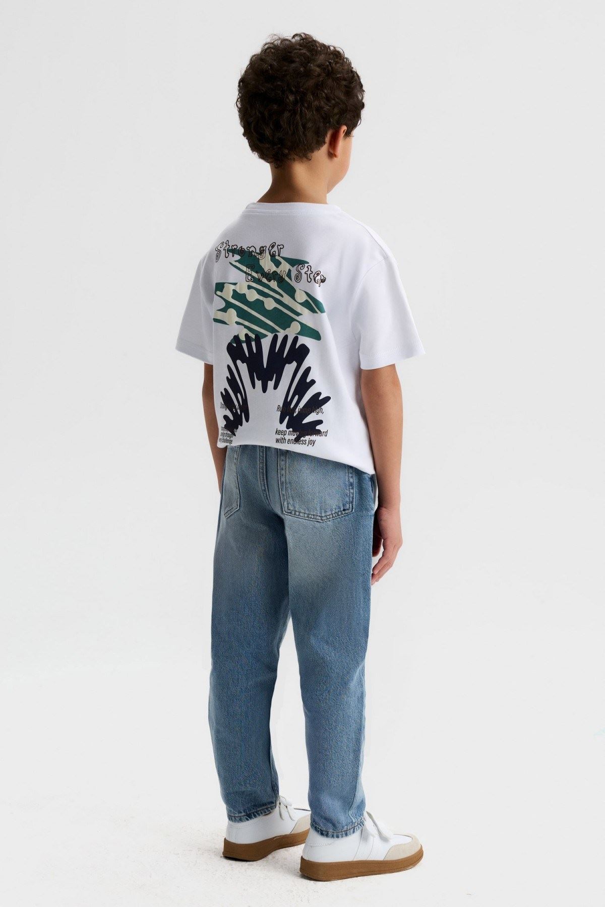 4-8 Yaş Brave Peter Erkek Çocuk Takım-Ekru