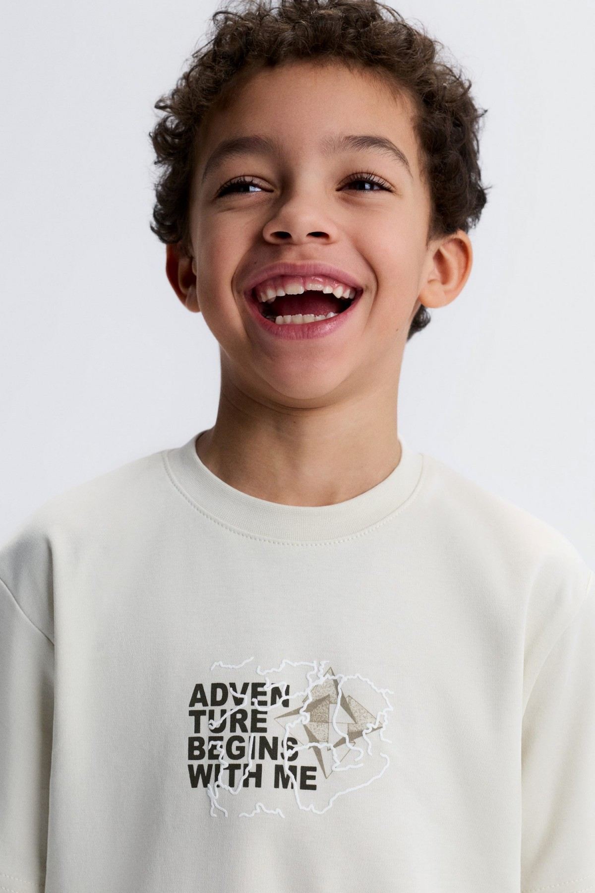 4-8 Yaş Nepal Costa Erkek Çocuk Takım-Latte