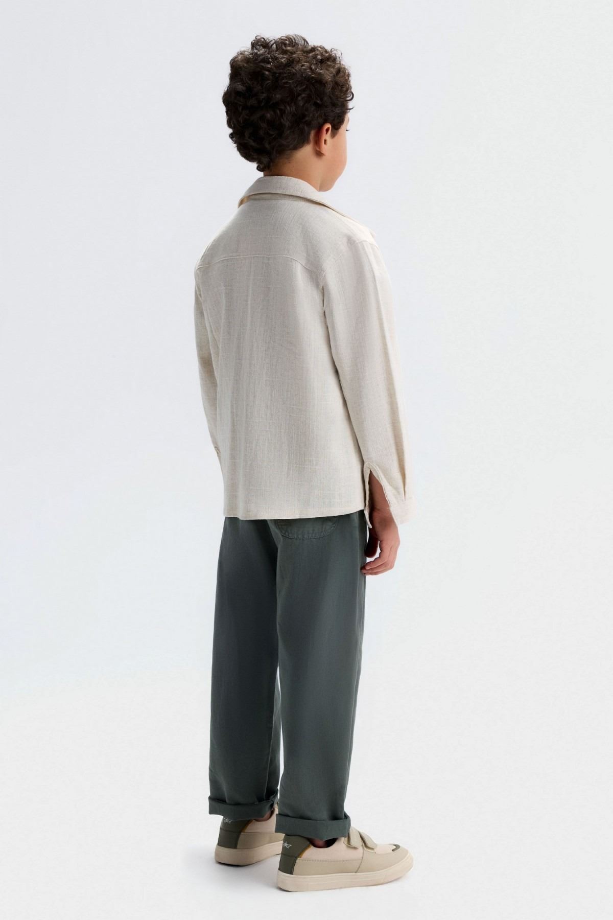 4-8 Yaş Space Fox Erkek Çocuk 3'Lü Takım-Latte