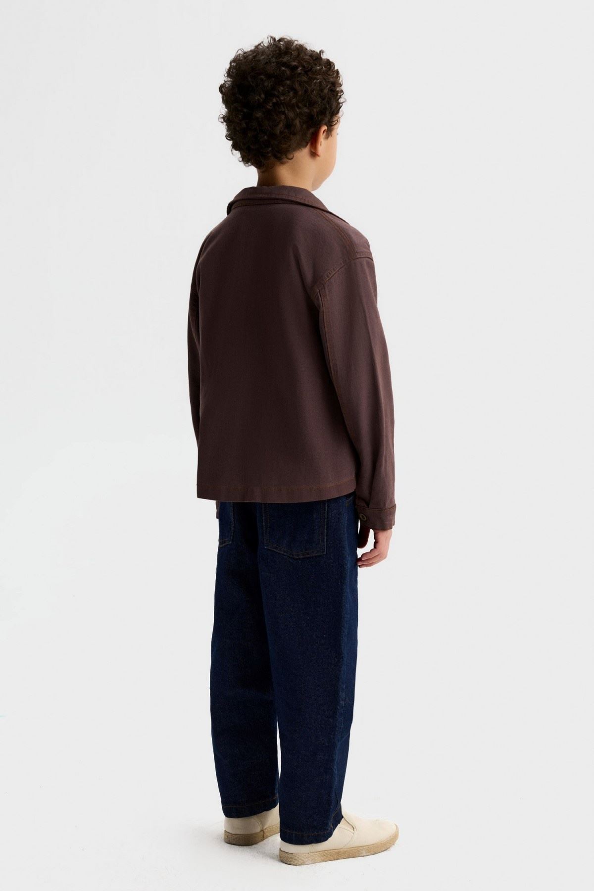 4-8 Yaş Aztec Harvey Erkek Çocuk 3'Lü Takım-Kahverengi