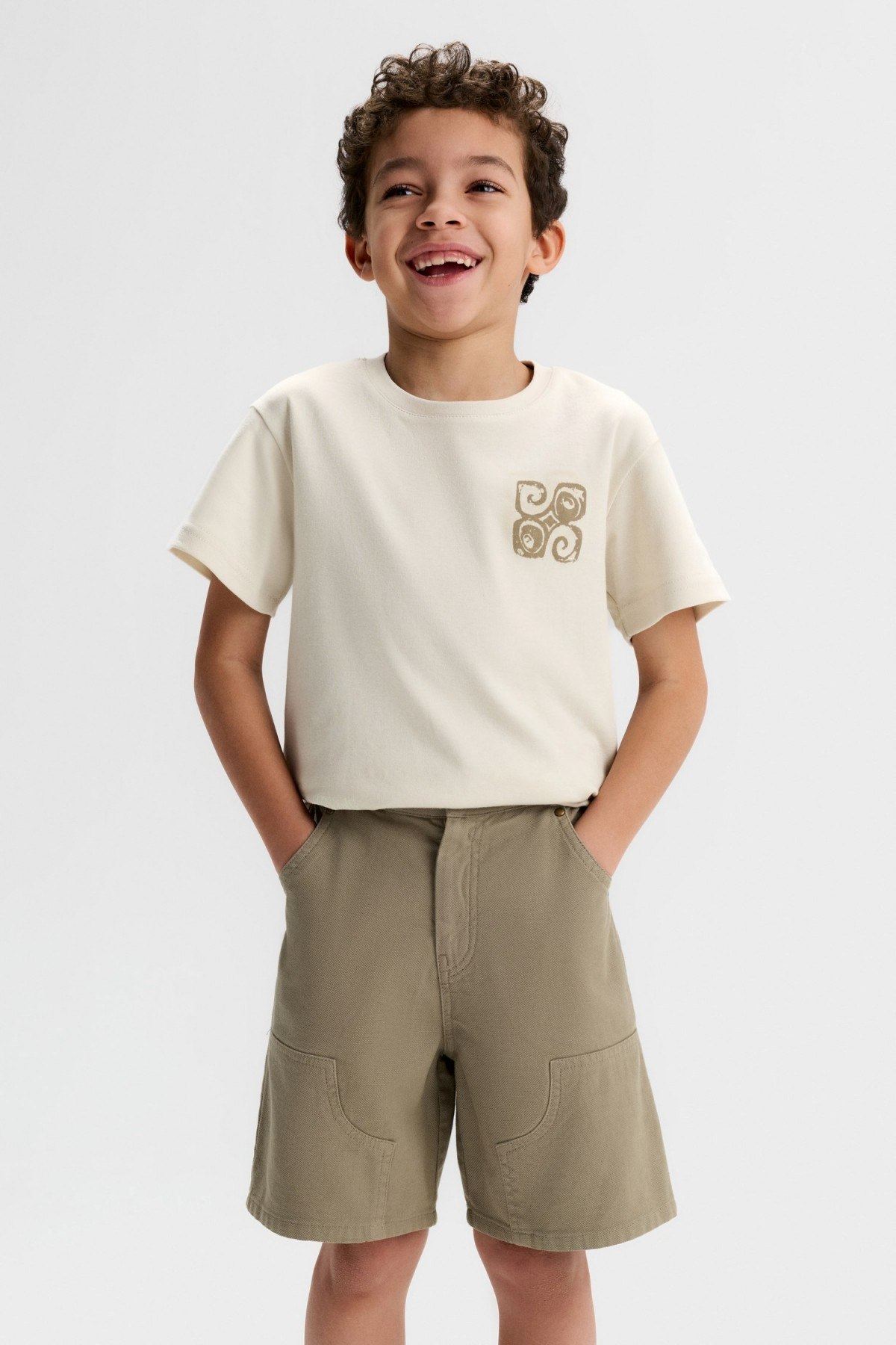 4-8 Yaş Oscar Urban Erkek Çocuk Takım-Latte