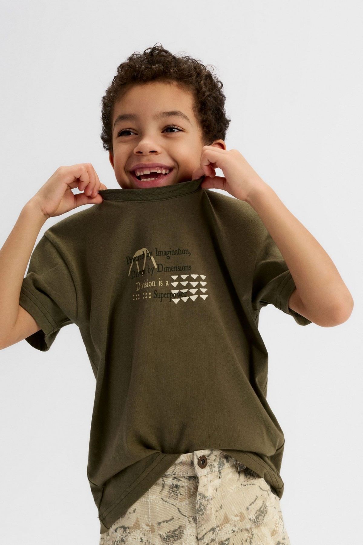 4-8 Yaş Leo Costa Erkek Çocuk Takım-Haki