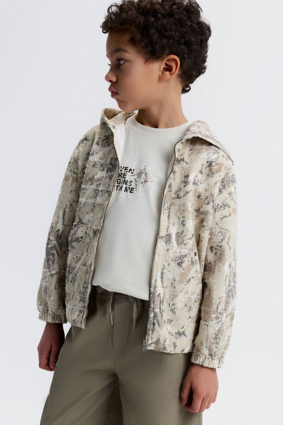 4-8 Yaş Sepia Noah Erkek Çocuk 3'Lü Takım-Haki