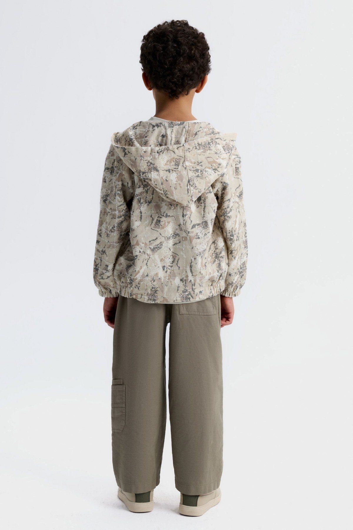 4-8 Yaş Sepia Noah Erkek Çocuk 3'Lü Takım-Haki