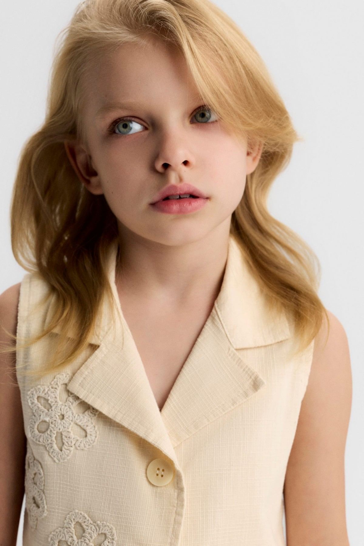 4-8 Yaş Cookie Star Kız Çocuk Takım-Latte