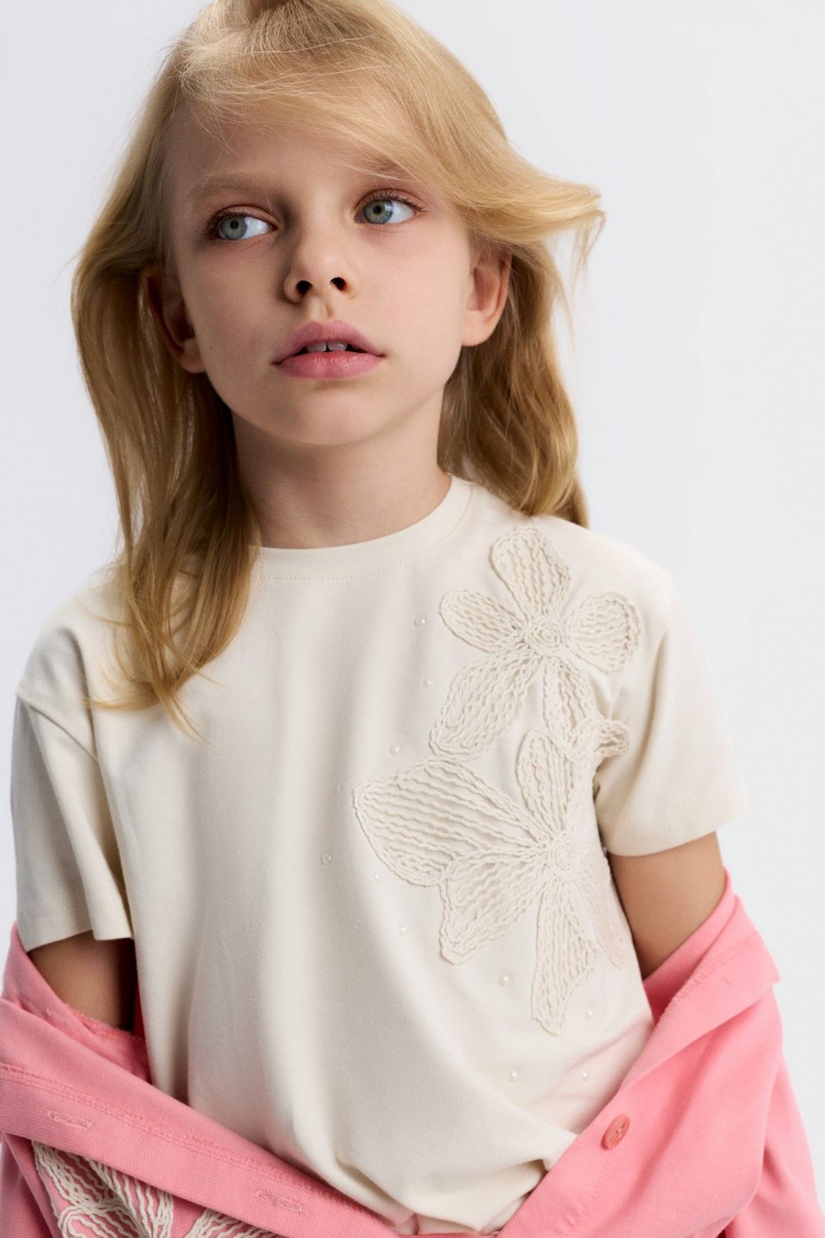 4-8 Yaş Stella Chic Kız Çocuk 3'Lü Takım-Pembe