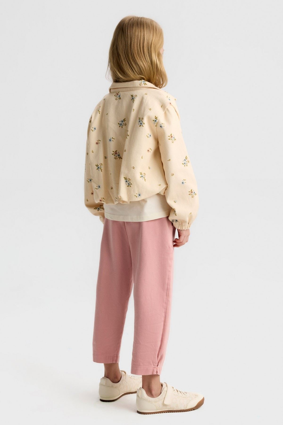 4-8 Yaş Bloom Rain Kız Çocuk 3'Lü Takım-Latte