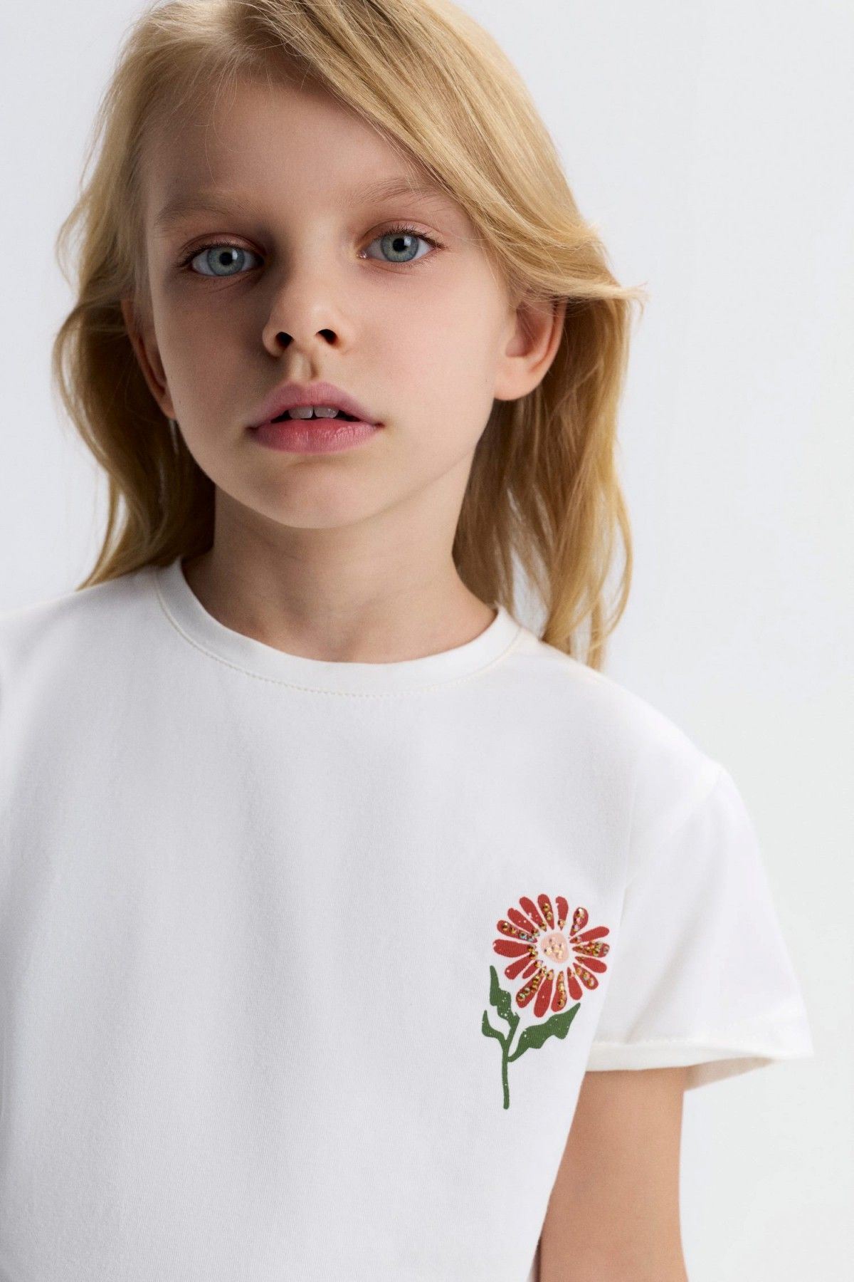 4-8 Yaş Funny Bella Kız Çocuk 3'Lü Takım-Kiremit