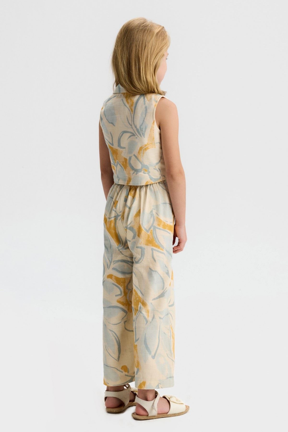 4-8 Yaş Clara Paris Kız Çocuk Takım-Latte