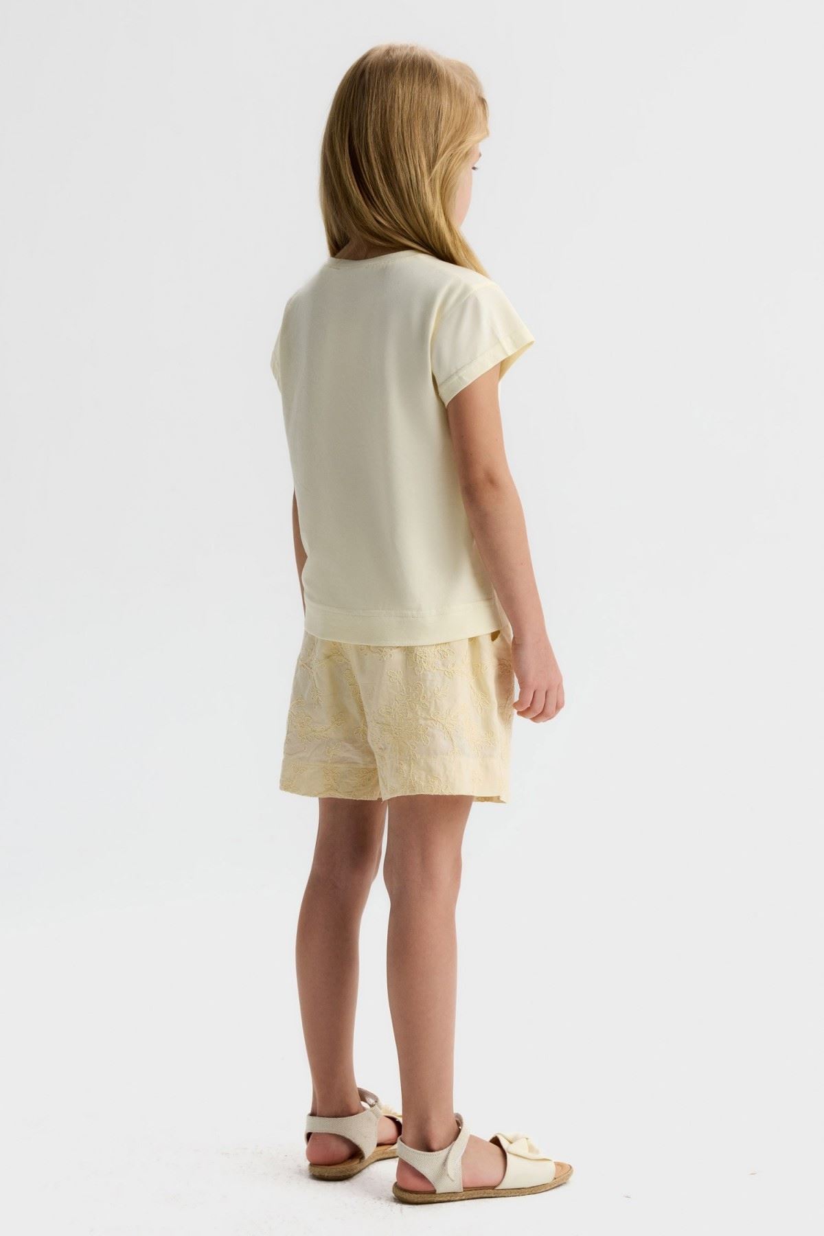 4-8 Yaş Maya Paris Kız Çocuk Takım-Latte