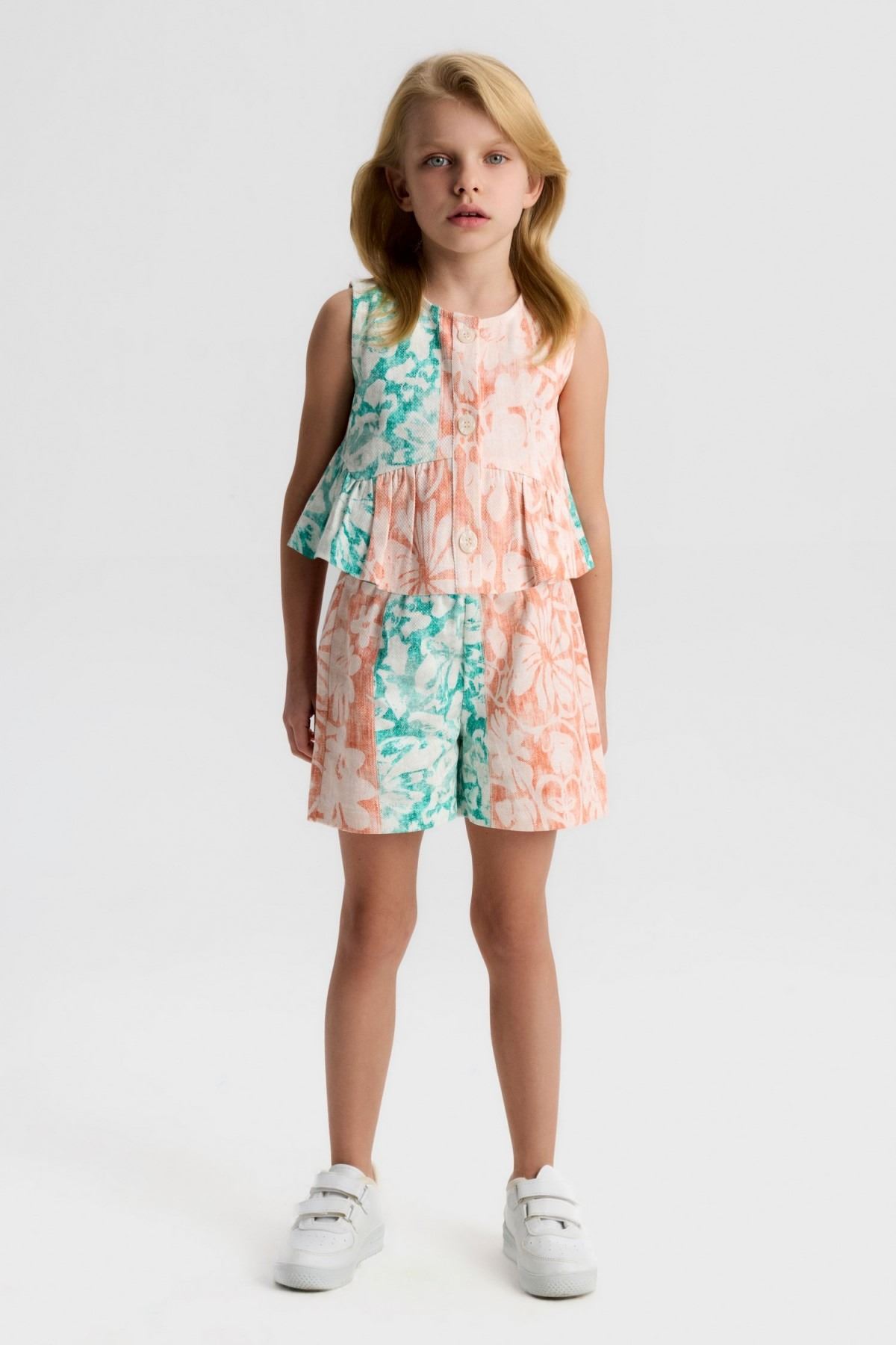 4-8 Yaş Elsa Moon Kız Çocuk Takım-Pembe