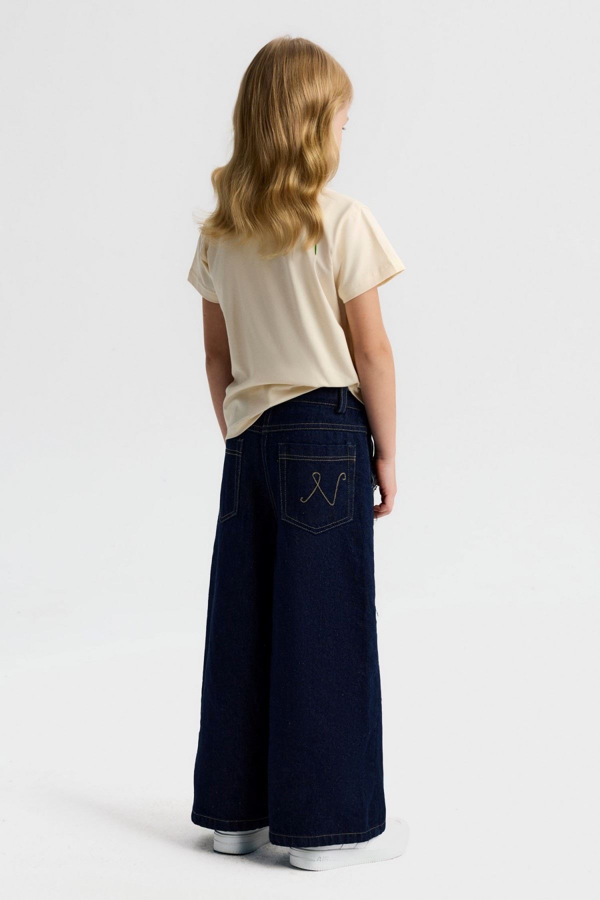 4-8 Yaş Jane Miusa Kız Çocuk Takım-Latte