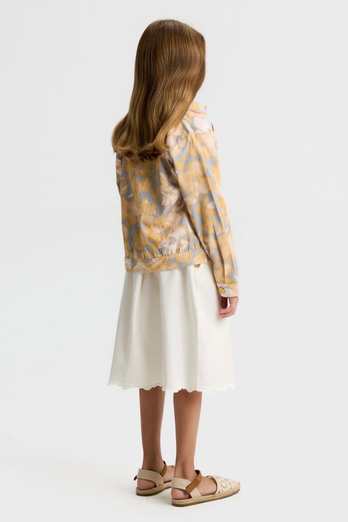 8-14 Yaş Angel Paris Kız Çocuk 3'Lü Takım-Ekru