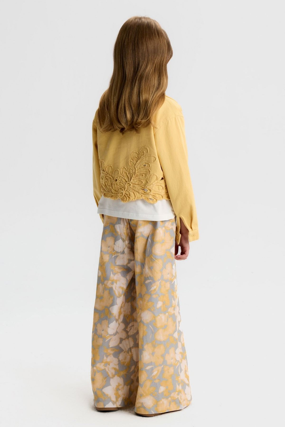 8-14 Yaş Bella Angel Kız Çocuk 3'Lü Takım-Hardal