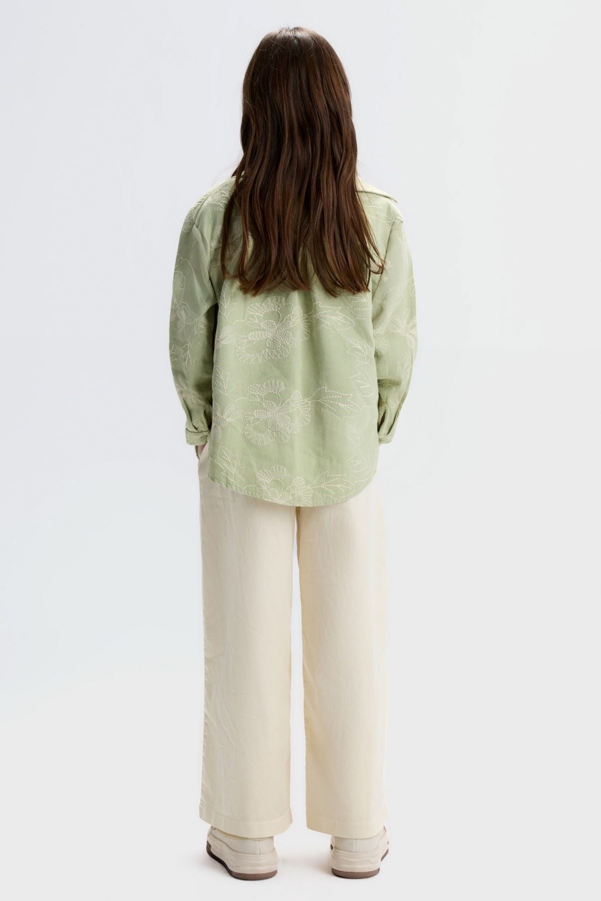 8-14 Yaş Bella Line Kız Çocuk 3'Lü Takım-Yeşil